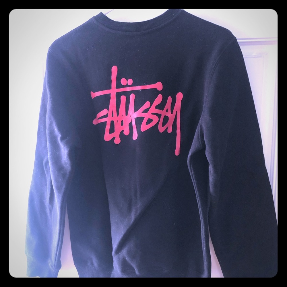 Stussy black sweatshirt